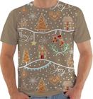 Camisa Camiseta Blusa Infantil Adulto Natal Papai Noel Festa Natalina Comemoração