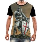 Camisa Camiseta Cavaleiros Templários Cruzadas Armaduras 4