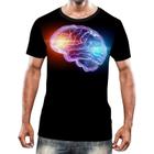 Camisa Camiseta Cérebro Inteligência Mental Psicologia HD 14