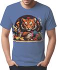 Camisa Camiseta Color Chefe Tigre Cozinheiro Cozinha HD 1