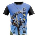 Camisa Camiseta Eletricista Dry Fit Secagem Rapida