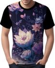 Camisa Camiseta Estampa Art Floral Flor Natureza Florida 3