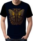 Camisa Camiseta Estampada Steampunk Borboleta Tecnovapor 5