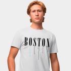 Camisa Camiseta Genuine Grit Masculina Estampada Algodão 30.1 Boston