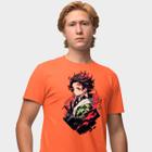 Camisa Camiseta Genuine Grit Masculina Estampada Algodão 30.1 Demon Slayer Tanjiro