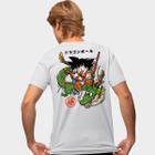 Camisa Camiseta Genuine Grit Masculina Estampada Algodão 30.1 Dragon Ball Goku e Shenlong