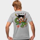 Camisa Camiseta Genuine Grit Masculina Estampada Algodão 30.1 Dragon Ball Goku e Shenlong