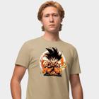 Camisa Camiseta Genuine Grit Masculina Estampada Algodão 30.1 Dragon Ball Mini Goku