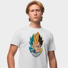 Camisa Camiseta Genuine Grit Masculina Estampada Algodão 30.1 Dragon Ball Vegeta Saiyajin