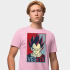 Camisa Camiseta Genuine Grit Masculina Estampada Algodão 30.1 Dragon Ball Vegeta