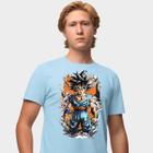 Camisa Camiseta Genuine Grit Masculina Estampada Algodão 30.1 Dragon Ball Z Goku