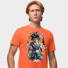 Camisa Camiseta Genuine Grit Masculina Estampada Algodão 30.1 Dragon Ball Z Goku