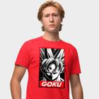 Camisa Camiseta Genuine Grit Masculina Estampada Algodão 30.1 Goku Dragon Ball