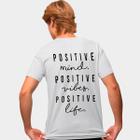 Camisa Camiseta Genuine Grit Masculina Estampada Algodão 30.1 Positive Life