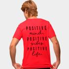 Camisa Camiseta Genuine Grit Masculina Estampada Algodão 30.1 Positive Life