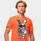 Camisa Camiseta Genuine Grit Masculina Estampada Algodão 30.1 Robot Bear