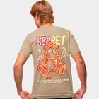 Camisa Camiseta Genuine Grit Masculina Estampada Algodão 30.1 Secret Keep Happy