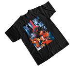 Camiseta T-Shirt Dragon Ball Majin Boo Versão Magro Algodão - Preto