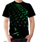 Camiseta Camisa Hacker Gamer Teclado Jogos Mecanico - Estilo