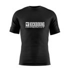 Camisa Camiseta Kick Boxing HZT - Dry Fit Uv-50+ - Preta