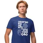 Camisa Camiseta Masculina Estampada Decifro Sua Mente 100% Algodão Fio 30.1 Penteado