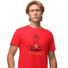 Camisa Camiseta Masculina Estampada Jornalismo o 4º Poder 100% Algodão Fio 30.1 Penteado