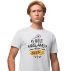 Camisa Camiseta Masculina Estampada O Que Mais Amo Dar Aula 100% Algodão Fio 30.1 Penteado