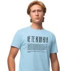 Camisa Camiseta Masculina Estampada Veterinaria 100% Algodão Fio 30.1 Penteado