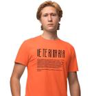 Camisa Camiseta Masculina Estampada Veterinaria 100% Algodão Fio 30.1 Penteado