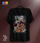 Camisa Camiseta Preta ANIME ONE PIECE 100% Algodão P ao G5