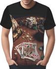 Camisa Camiseta Tshirt Baralho Poker Roleta Sorte Dados 4