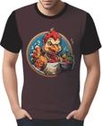 Camisa Camiseta Tshirt Chefe Galo Cozinheiro Cozinha 1