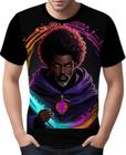 Camisa Camiseta Tshirt Halloween Bruxo Afro Mago Negro 6