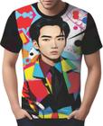 Camisa Camiseta Tshirt K-pop Moda Coreana Pop Art Ásia 14