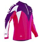 Camisa ciclismo bike Manga Longa unissex com zíper e bolso traseiro Ultra Bikes Max Dry