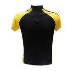 Camisa ciclismo camiseta ciclista Bike Pedalar DeA Collection com friso zíper curto dry fit - Adulto