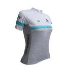 Camisa Ciclismo Classic Feminina - Grafismo Cinza