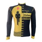 Camisa Ciclismo Classic Respeite (Manga Longa) - Amarelo Ouro