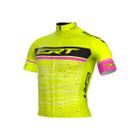 Camisa Ciclismo Curta New Elite ERT Team Rosa Race Uv+
