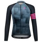 Camisa ciclismo feminina manga longa Free Force Basic Care