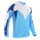 Camisa Ciclismo Manga Longa Ultra Bikes Max Dry Azul/Branco Tamanho G UCP-02AZBC-G