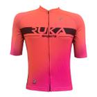 Camisa Ciclismo MTB Elite Ruka Laranja Degrá