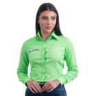 Camisa Competição Feminina Manga Longa Texas Farm - Cap007 - Verde