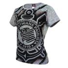 Camisa Corinthians Baby Look Shadow - Feminina