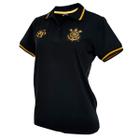 Camisa Corinthians Polo Retro Ouro - Feminina