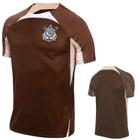 Camisa Corinthians Treino 2024 Strike Marron Masculina