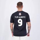 Camisa Corinthians Yuri Alberto 9 Fitness Preta