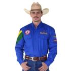 Camisa Country Radade Manga Longa Rodeio Cowboy Masculina