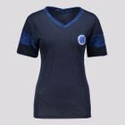 Camisa Cruzeiro Armadura Feminina Azul