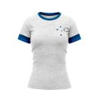 Camisa Cruzeiro Baby Look Scatter - Feminina